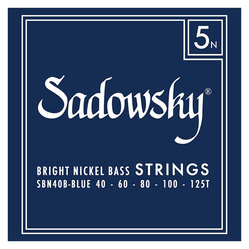 Blue Label Basso Elettrico 5 St 040-125 Nickel
