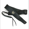 Tracolla in pelle nera 2,5
