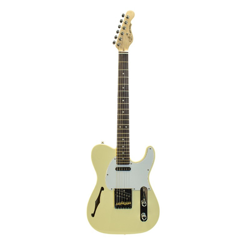 ASAT Classic Semi-Hollow Vintage White
