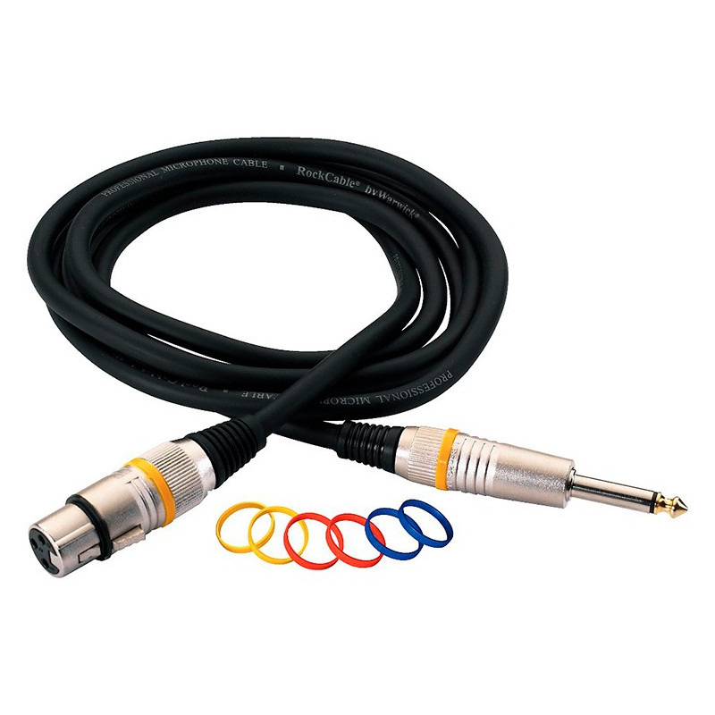 Cavo Microfono 3m 1x Xlr F/1x Jack 6,3 M MO