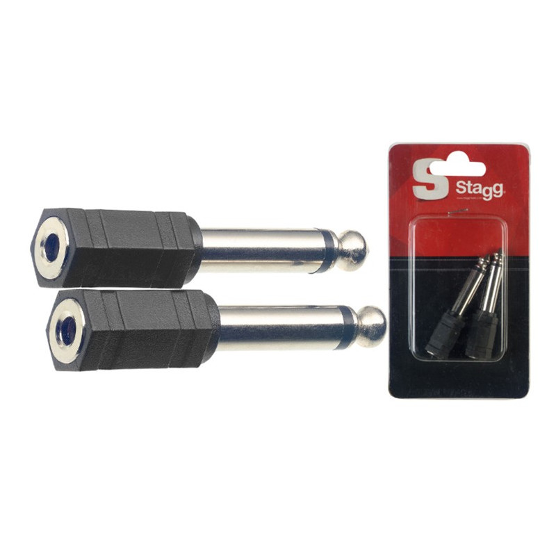 Adattatore 1xJack F 3,5 MO/1xJack M 6,3 MO Cnf.2