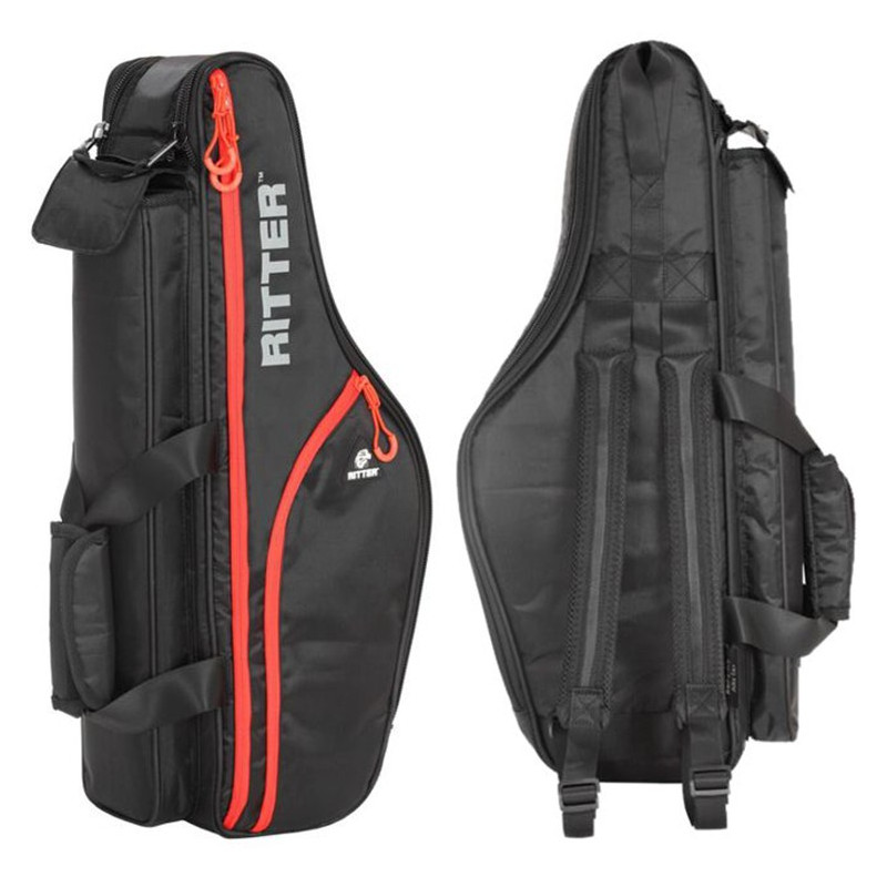 Borsa sax contralto Nero/Rosso