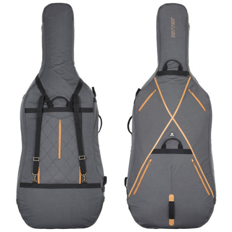 Borsa contrabbasso 3/4 Grigio/Marrone