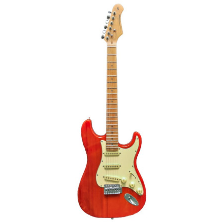 Chitarra elettrica S Style SSS fiesta red