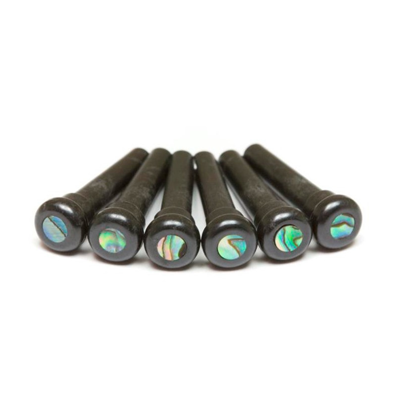 Piroli Presentation Black/Paua Shell Dot 4mm 6pcs