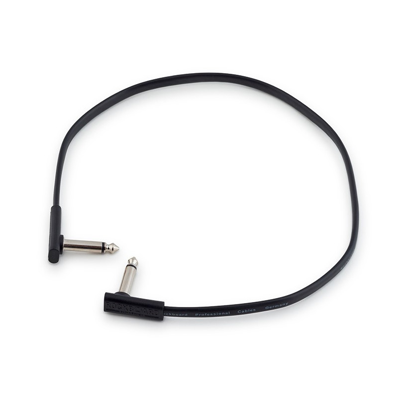 Flat Patch Cable Black 45cm
