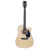 Pianura Dreadnought Cutaway Natural