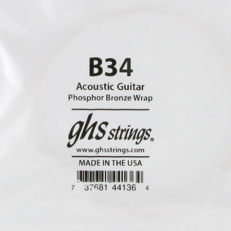 Singola acustica Phosphor Bronze 034