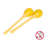 Maracas uovo impugnatura lunga 45g giallo