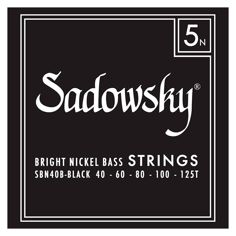 Black Label Basso Elettrico 5 St 040-125 Nickel