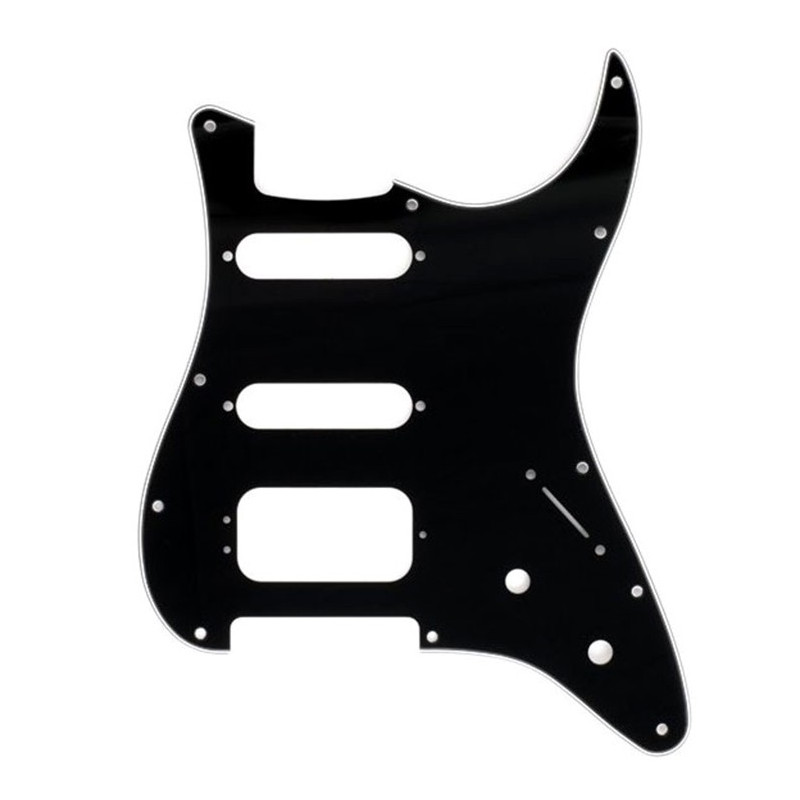 R66 Schecter Battipenna HSS nero Traditional