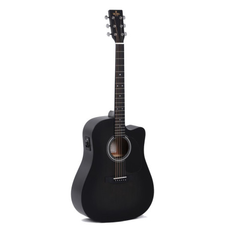 SE Dreadnought cutaway elettrificata nera