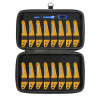 Diamond Coated Nut File Complete Set 16pcs, spazzo
