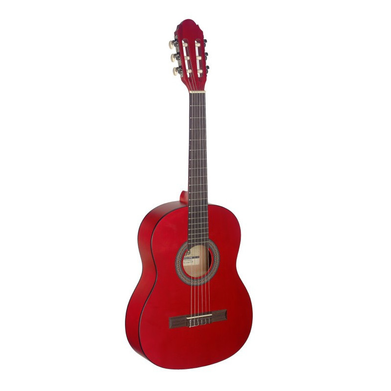 Chitarra classica 3/4 rossa