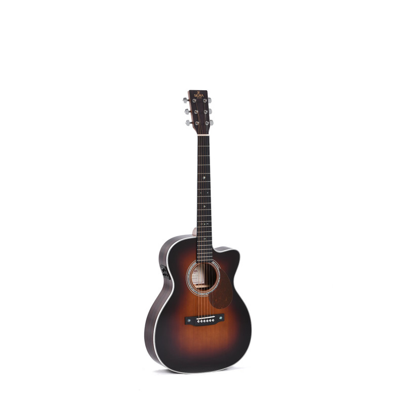 1 OM cutaway elettrificata sunburst