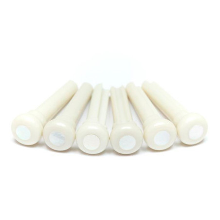 Piroli Presentation White/Mother of Pearl Dot 4mm