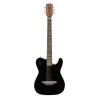Acustica solid body elettrificata nera