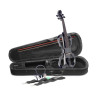Violino 4/4 elettrico nero